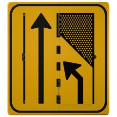 Verkeersbord klapbaar | Model T32-2L/2R | DOR | 90x100 cm