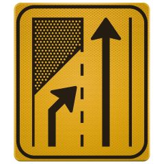 Verkeersbord | Model T32-2R | DOR | 60x70 cm 