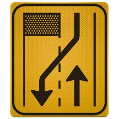 Verkeersbord | Model T31-2R | DOR | 60x70 cm 