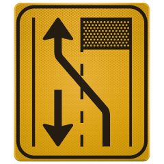 Verkeersbord | Model T31-2L | DOR | 60x70 cm 