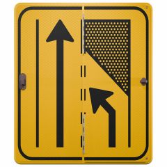 Verkeersbord klapbaar | Model T32-2L/2R | DOR | 60x70 cm