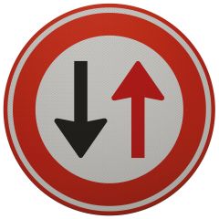 Verkeersbord | Model F05 | VLAK | Ø60 cm