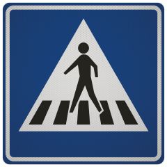 Verkeersbordsticker| L02 | 60x60 cm | klasse 3