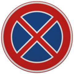 Verkeersbordsticker | E02 | Ø40 cm | klasse 3