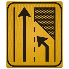 Verkeersbord | Model T32-2L | DOR | 60x70 cm 