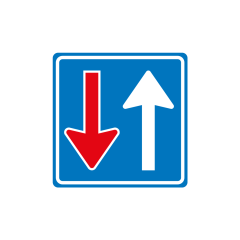Verkeersbord a/r3/dor model: F06