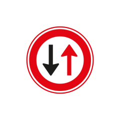 Verkeersbord a/r3/dor model: F05