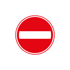 Verkeersbord a/r3/dor model: C02