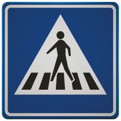 Verkeersbord | Model L02 | DOR | 60x60 cm 