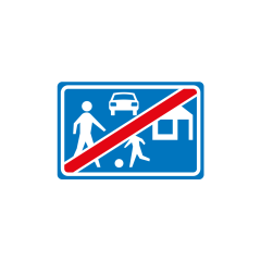 Verkeersbord a/r3/dor 60x40 cm model: G06