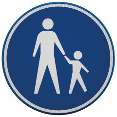 Verkeersbord | Model G07 | DOR | Ø60 cm