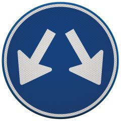 Verkeersbord | Model D03 | DOR | Ø60 cm