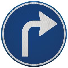 Verkeersbord | Model D05R | DOR | Ø60 cm