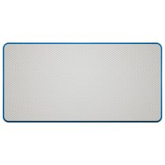 Blanco bord | Wit/blauw | DOR | 80x40 cm
