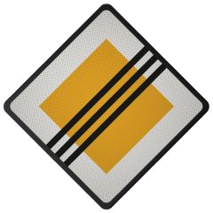 Verkeersbord | Model B02 | DOR | 60x60 cm