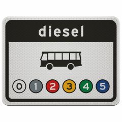 Verkeersbord | Model C22-E9 | R3 | DOR | 53x40 cm