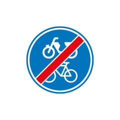 Verkeersbord a/r3/dor Ø 60 cm model: G12B