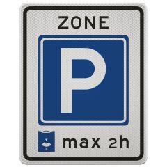 Verkeersbord | Model E10ZB | DOR | 53x67 cm