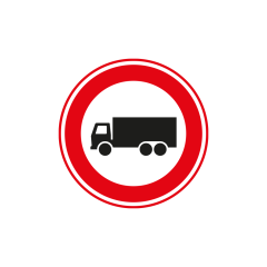 Verkeersbord a/r3/dor Ø 60 cm model: C07