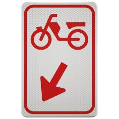 Verkeersbord | Model BW03LO | DOR | 40x60 cm 