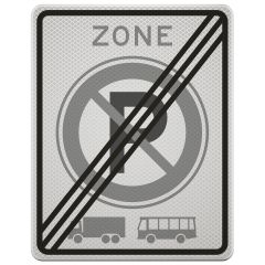 Verkeersbord | Model E201ZE | DOR | 53x67 cm 