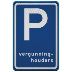 Verkeersbord | Model E09 | DOR | 40x60 cm