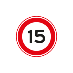 Verkeersbord a/r3/dor Ø 60 cm model: A0115