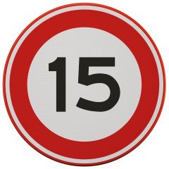 Verkeersbord | Model A0115 | DOR | Ø 60 cm
