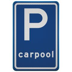 Verkeersbord | Model E13 | DOR | 40x60 cm