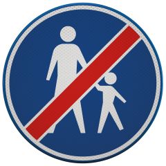Verkeersbord | Model G08 | DOR | Ø60 cm