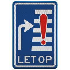 Verkeersbord | Model VR09-6 | DOR | 40x60 cm 