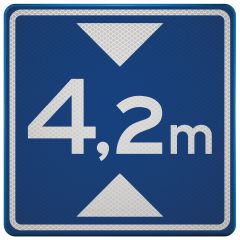 Verkeersbord | Model L01 | DOR | 60x60 cm 