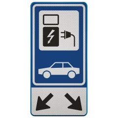 Verkeersbord | Model E1000+OB504 | DOR | 40x80 cm