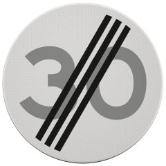 Verkeersbord | Model A0230 | DOR | Ø 60 cm 