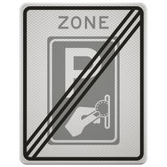 Verkeersbord | Model BW111ZE | DOR | 53x67 cm