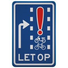 Verkeersbord | Model VR09-2 | DOR | 40x60 cm 