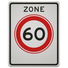 Verkeersbord | Model A0160ZB | DOR | 53x67 cm 
