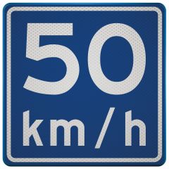 Verkeersbord | Model A0450 | DOR | 60x60 cm 