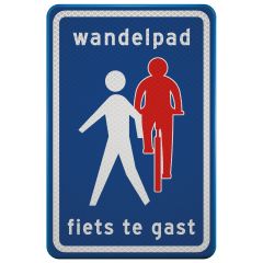 Verkeersbord | Model L1002G | DOR | 40x60 cm 