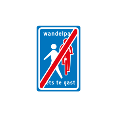 Verkeersbord a/r3/dor 40x60 cm model: L55e