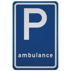 Verkeersbord | Model E08K | DOR | 40x60 cm