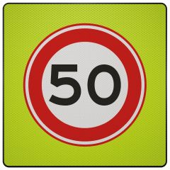 Verkeersbord | Model A0150FS |DOR | 80x80 cm 