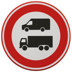 Verkeersbord | Model C22C | DOR | Ø60 cm
