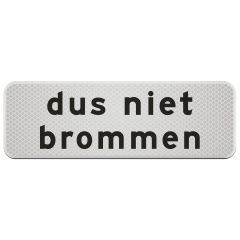 Verkeersbord | Model OB759 | DOR | 60x20 cm 