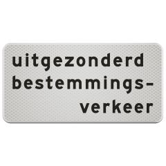 Verkeersbord | Model OB108 | DOR | 60x30 cm 