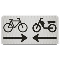 Verkeersbord | Model OB04+OB503 | DOR | 60x30 cm 