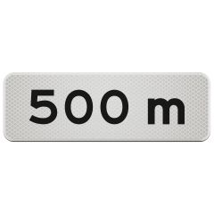 Verkeersbord | Model OB401-500m | DOR | 60x20 cm 