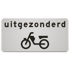 Verkeersbord | Model OB53 | DOR | 60x30 cm 