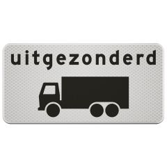 Verkeersbord | Model OB61 | DOR | 60x30 cm 