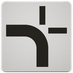 Verkeersbord | Model OB711 | DOR | 45x45 cm 